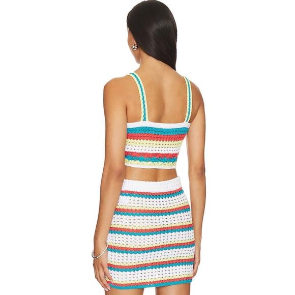 Solid & Striped Stripe Ronnie Skirt Medium - Picture 3 of 7